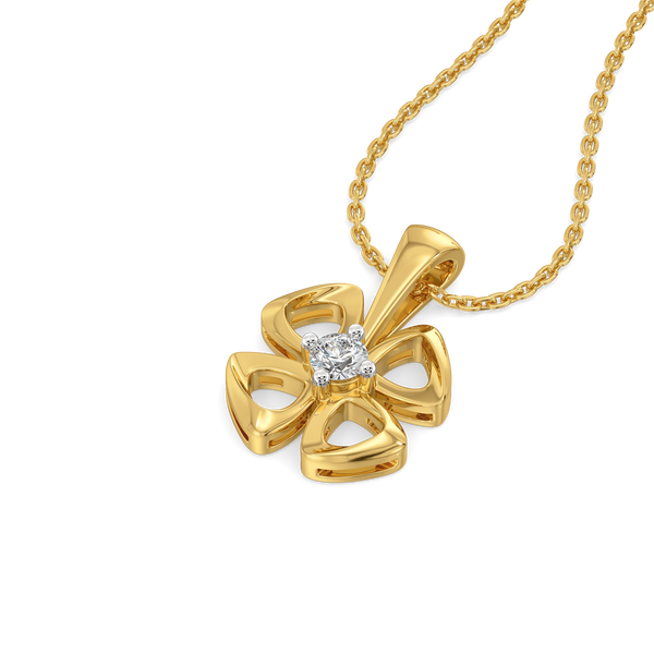 Ever Bloom - Lab Diamond Pendant
