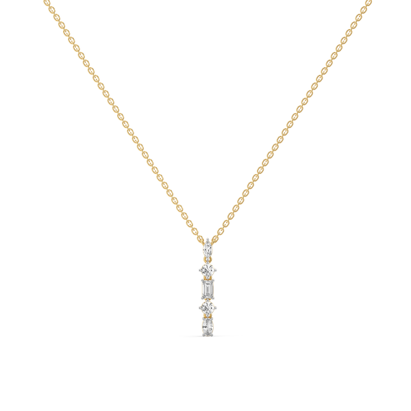 Lukson Celestial Line Lab Grown Diamond Necklace