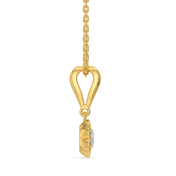 Tiny Blossom - Lab Diamond Pendant