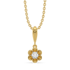 Tiny Blossom - Lab Diamond Pendant