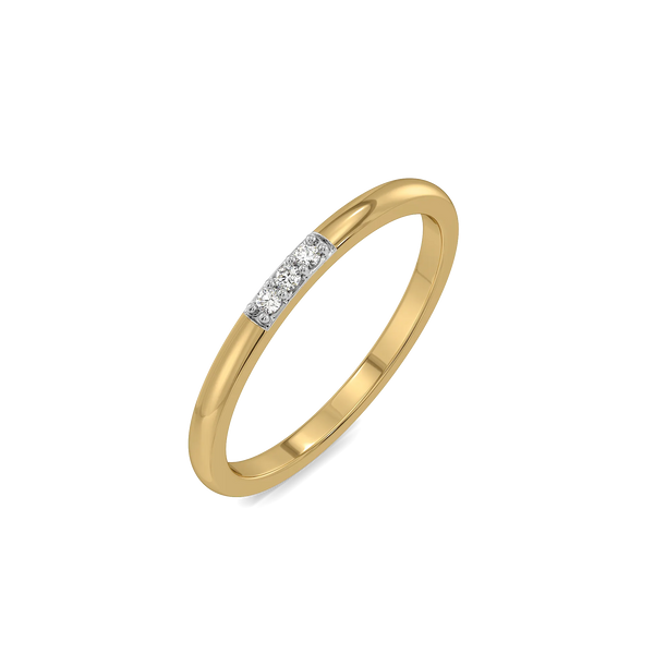 Three of Us - Lab Diamond Ring