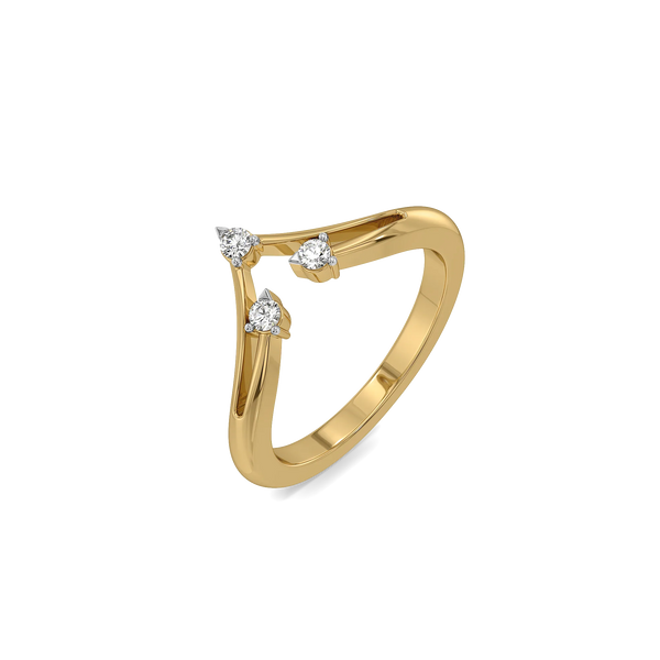 Three Point Star - Lab Diamond Ring
