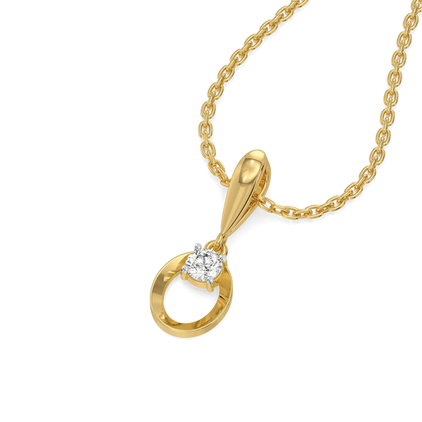 Luna Dot - Lab Diamond Pendant