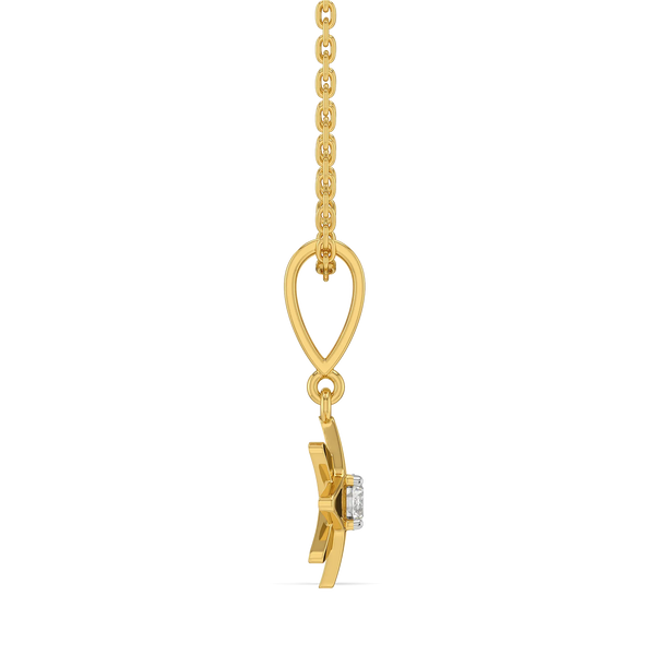 Wishing Star - Lab Diamond Pendant