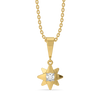Wishing Star - Lab Diamond Pendant
