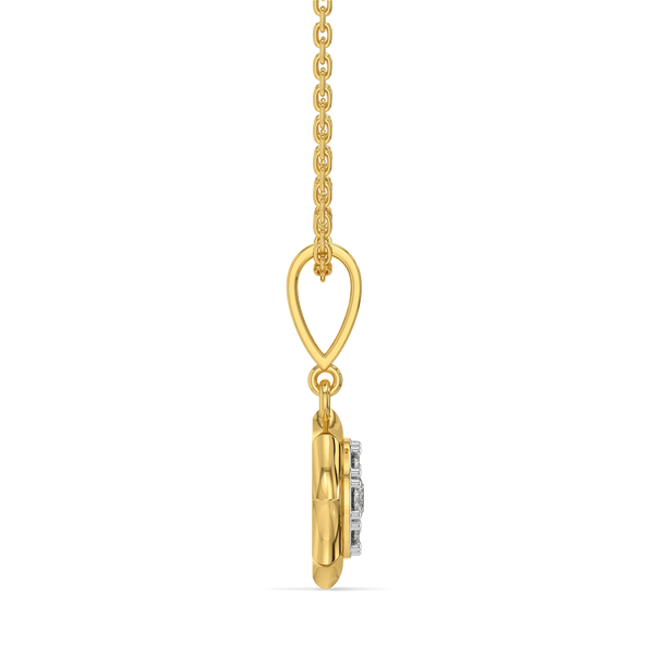 Golden Dawn - Lab Diamond Pendant