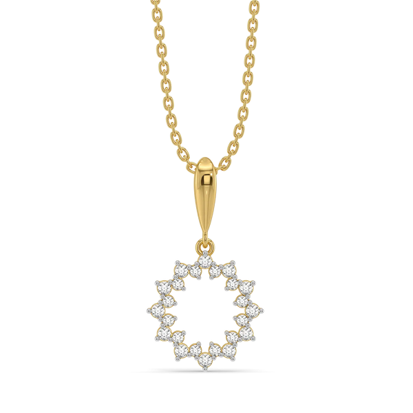 Inner Glow - Lab Diamond Pendant