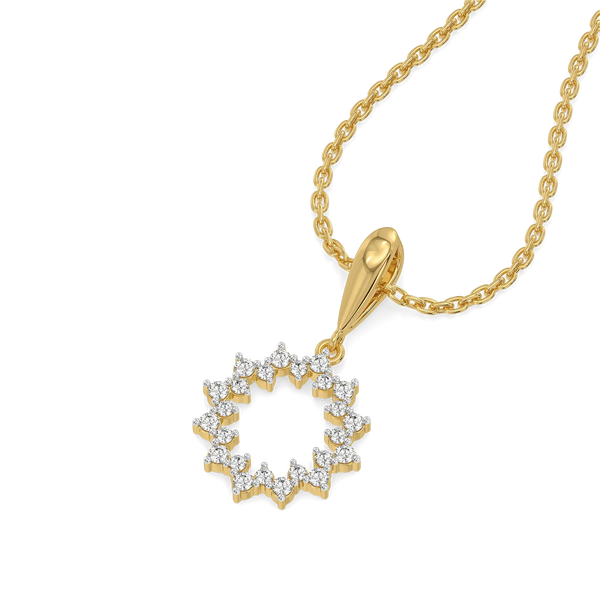 Inner Glow - Lab Diamond Pendant