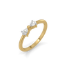 Pear Loop - Lab Diamond Ring