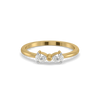 Pear Loop - Lab Diamond Ring