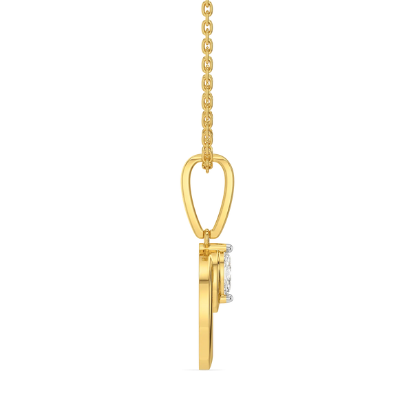 Luna Marquise - Lab Diamond Pendant