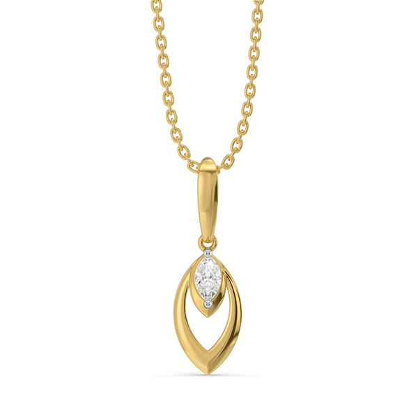 Luna Marquise - Lab Diamond Pendant