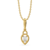 The Love Lock - Lab Diamond Pendant