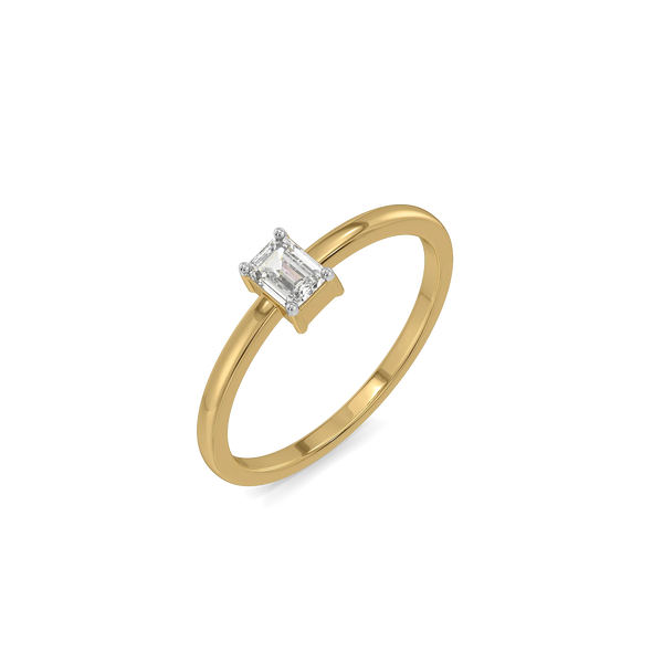 Crown Cut - Lab Diamond Ring