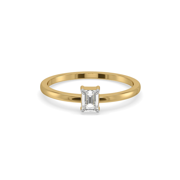 Crown Cut - Lab Diamond Ring