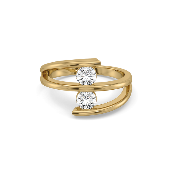 Lukson Bondline Lab Grown Diamond Ring in India