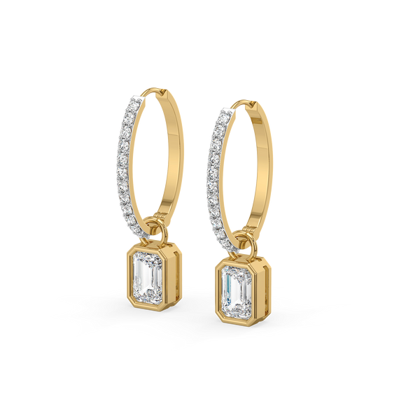 Drop Go Lab Grown Diamond Modular Earrings - Lukson