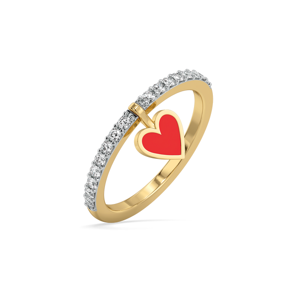 Lukson Flip of Love Lab Grown Diamond Ring