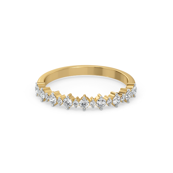 Lukson Dewline Lab Grown Diamond Eternity Ring in India