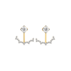 Front & Beyond – Lab Diamonds Dual-Wear Earrings