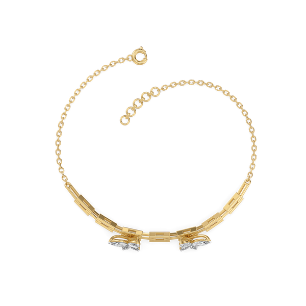 Flutter of Light - Lab Grown Diamond Bracelet Online - Lukson