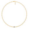 The Miranda Link Lab Diamond Necklace - Top Front view