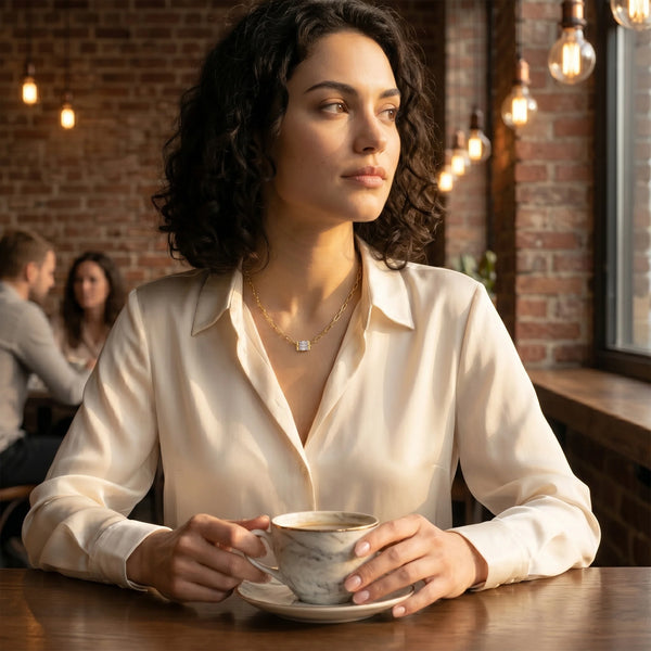 The Miranda Link Lab Diamond Necklace