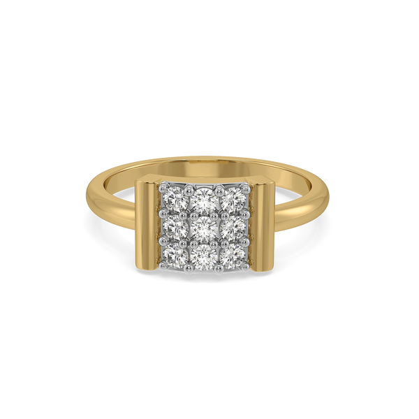 The Miranda Link - Lab Diamond Ring