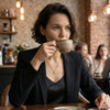 The Editorial Edge - Lab Diamond Necklace wearing by women
