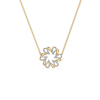 High-Fashion Lapel Lab Diamond Necklace - Focus view