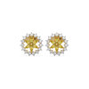 Lukson lab-grown diamond stud earrings