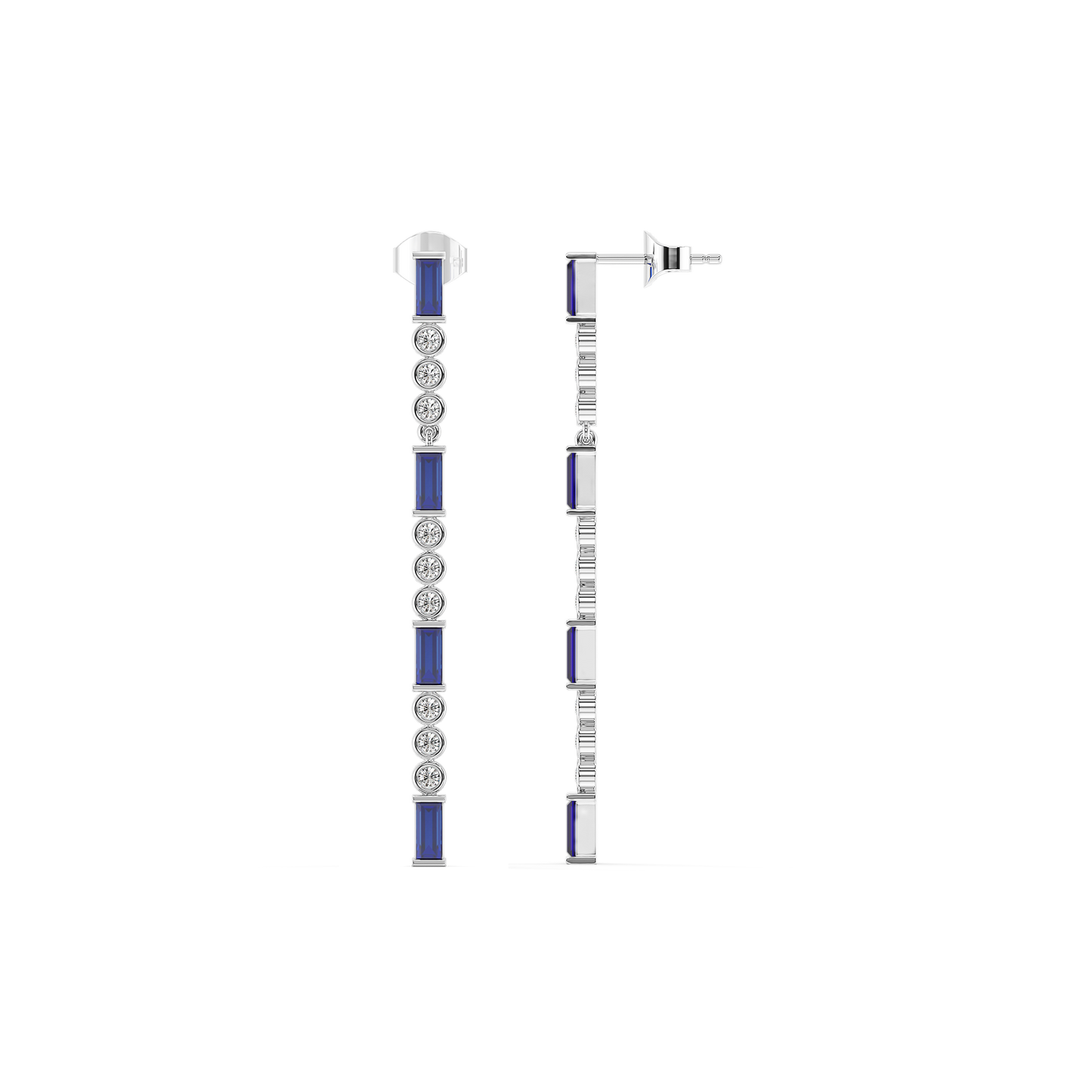 Nightfall - Lab Diamond Drop Earrings