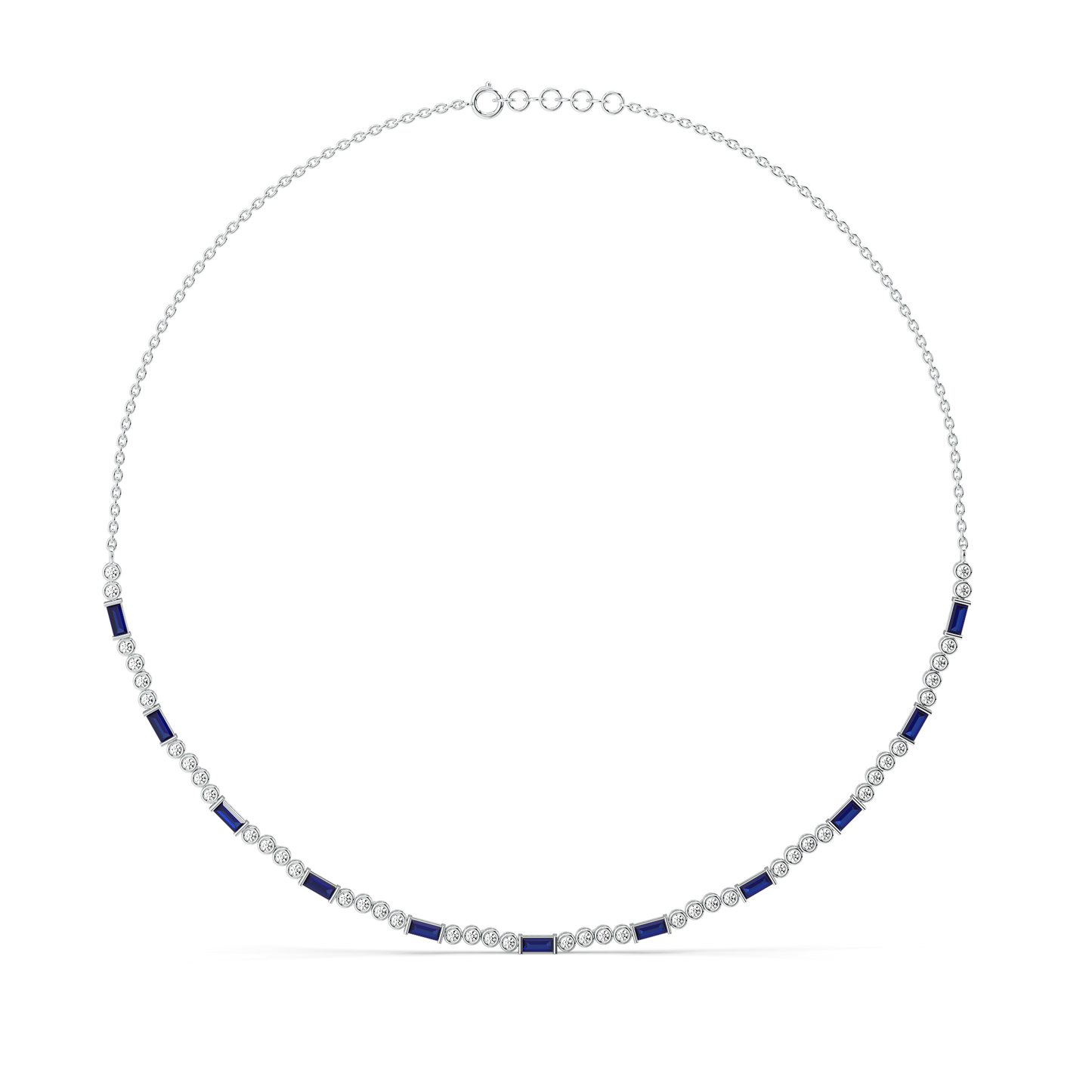 Nightfall - Lab Diamond Tennis Necklace