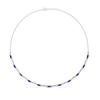 Nightfall - Lab Grown Diamond Tennis Necklace for Women - Lukson
