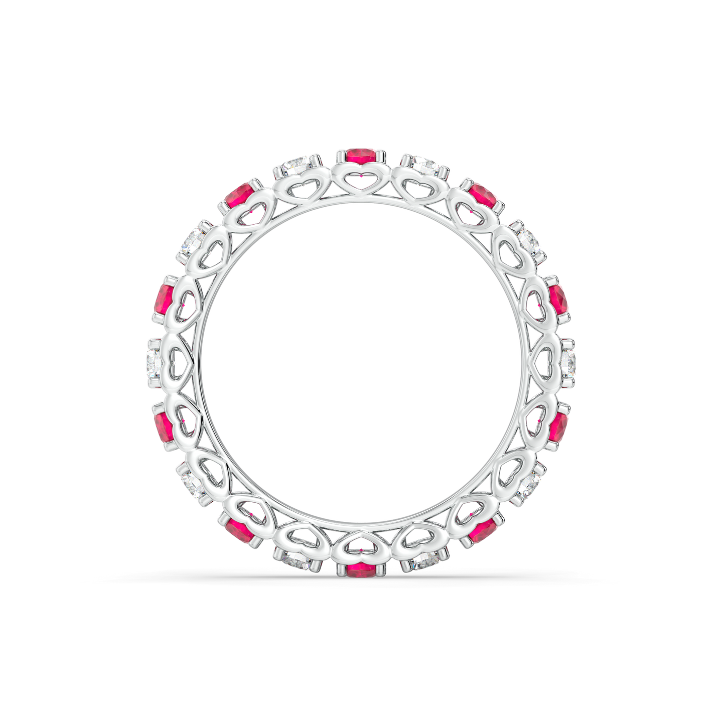 Scarlet Whisper - Lab Diamond Eternity Ring