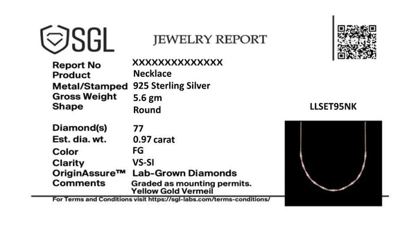 Blushline - Lab Diamond Necklace