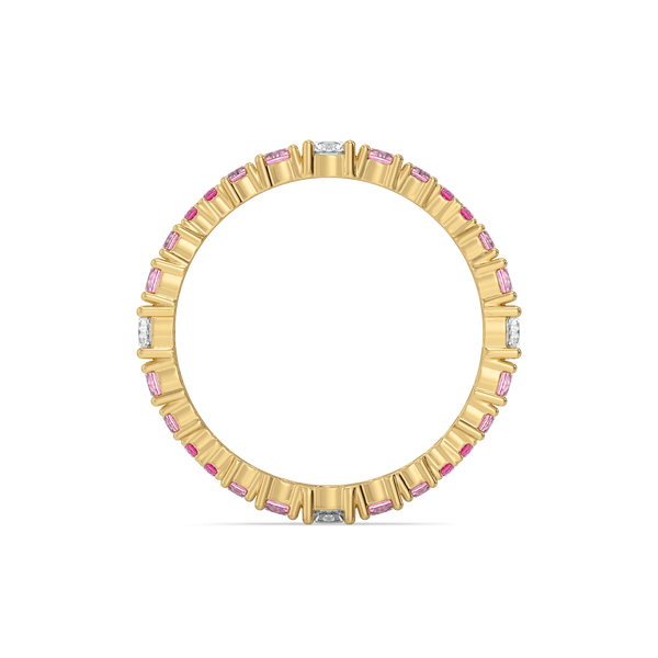 Lukson Blushline Lab Grown Diamond Eternity Ring for Women