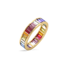 Lukson Colorburst Lab Grown Diamond Eternity Ring for Women