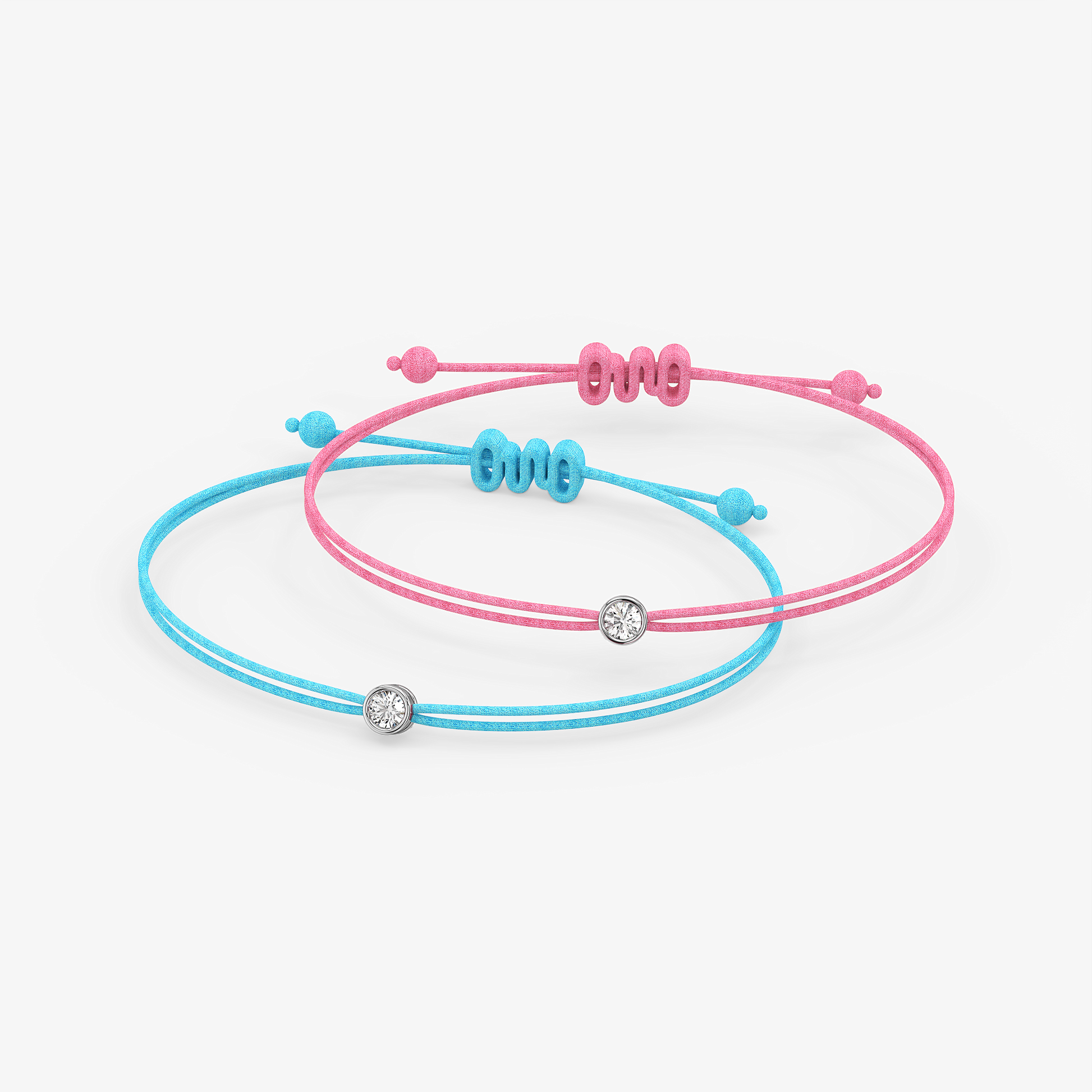 Forever Two – Lab Diamond BFF Bracelets