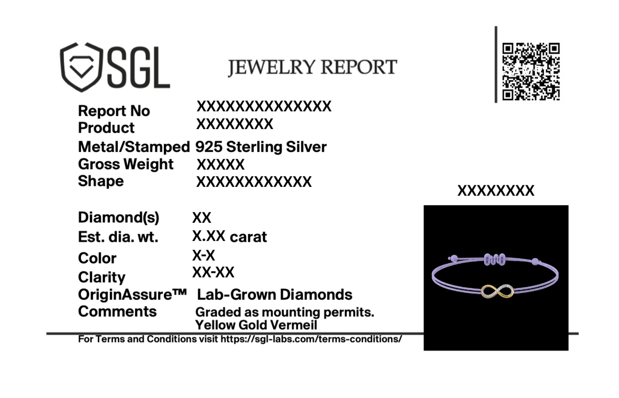 Tie of Infinity – Lab Diamond BFF Bracelet