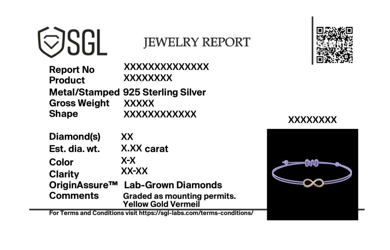 Tie of Infinity – Lab Diamond BFF Bracelet