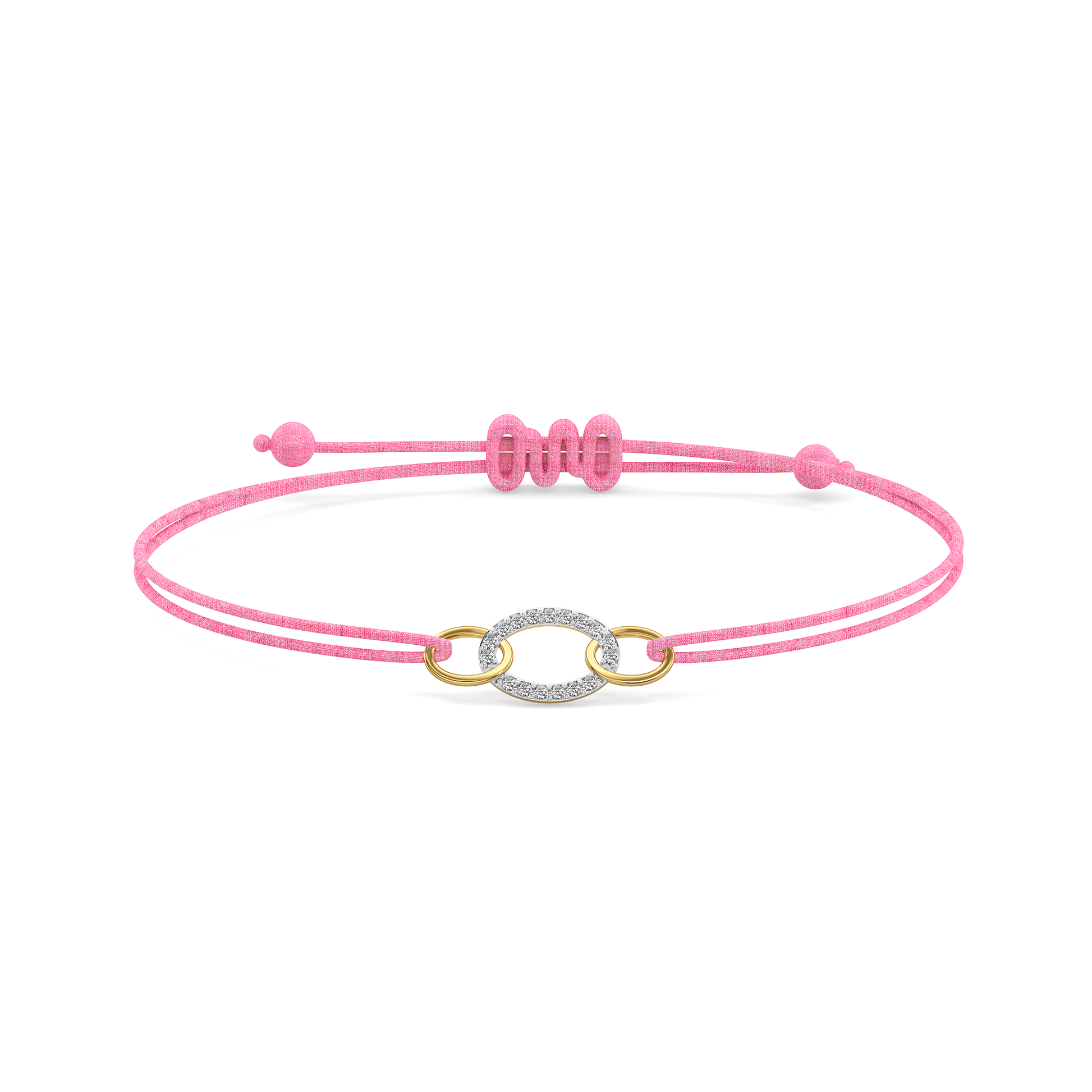 Link & Laugh – Lab Diamond BFF Bracelet