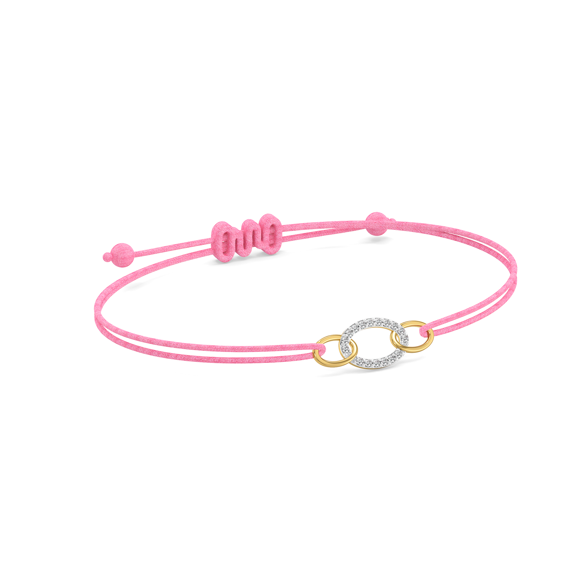 Link & Laugh – Lab Diamond BFF Bracelet