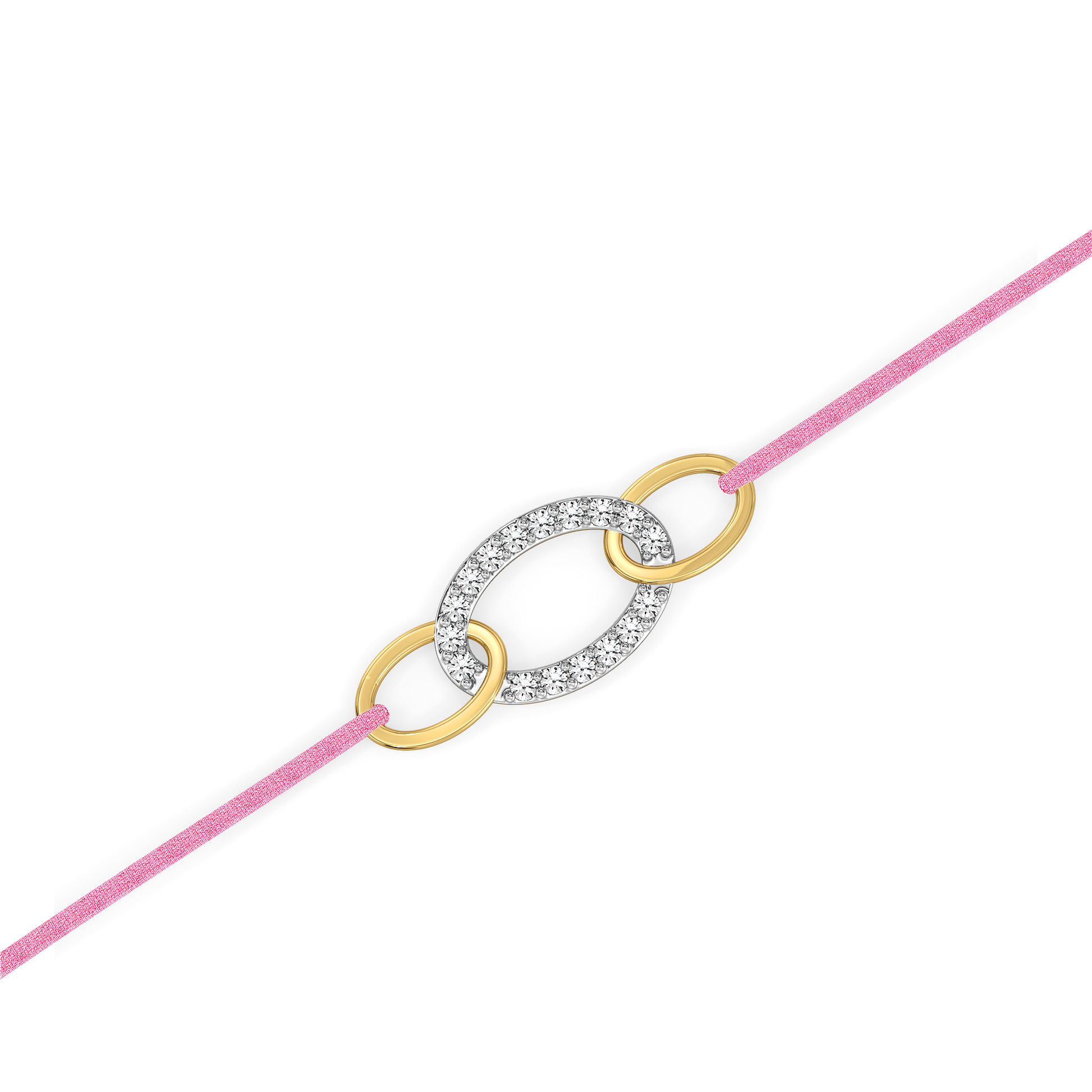 Link & Laugh – Lab Diamond BFF Bracelet