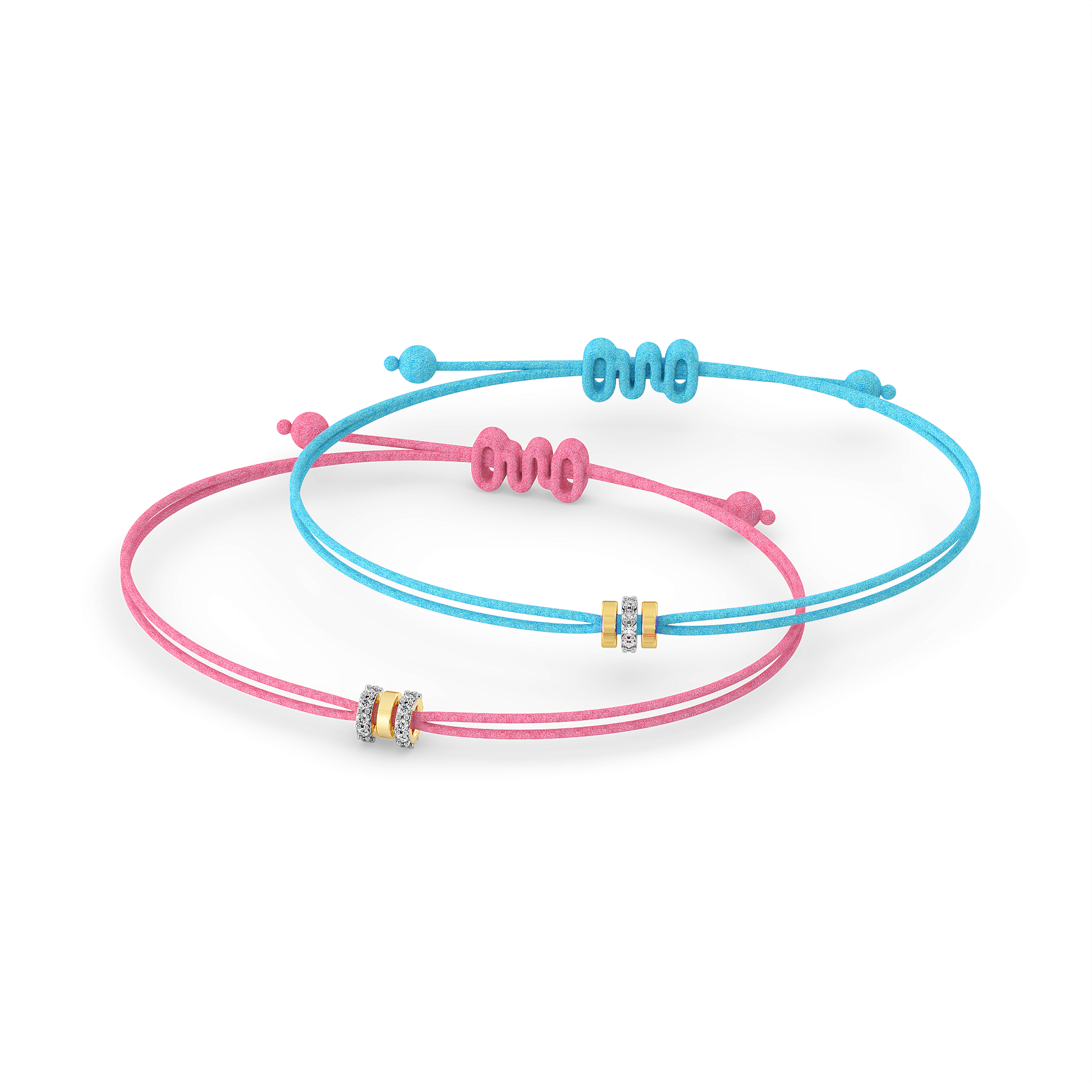 Trio Ties – Lab Diamond BFF Bracelet