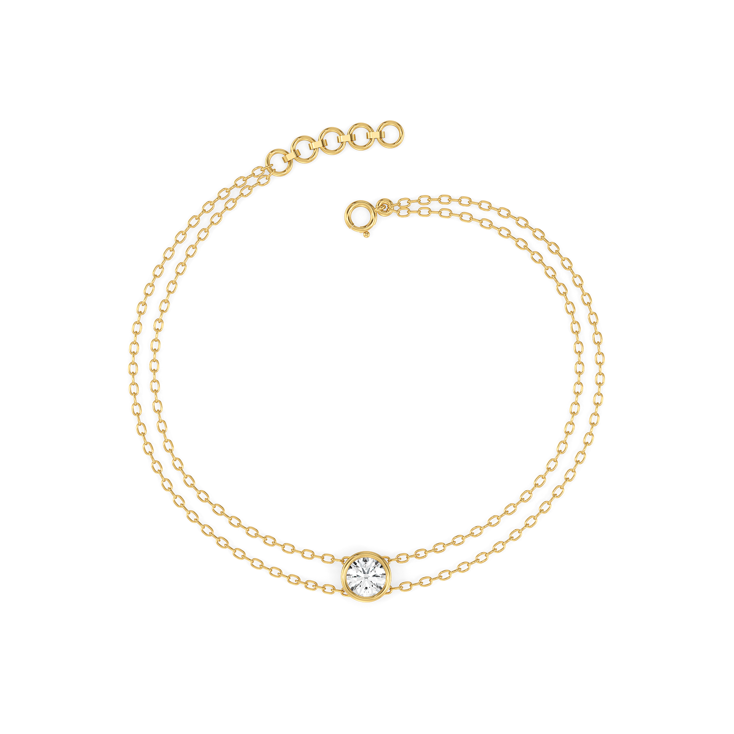 Monica’s Signature Stack – Lab Diamond Bracelet