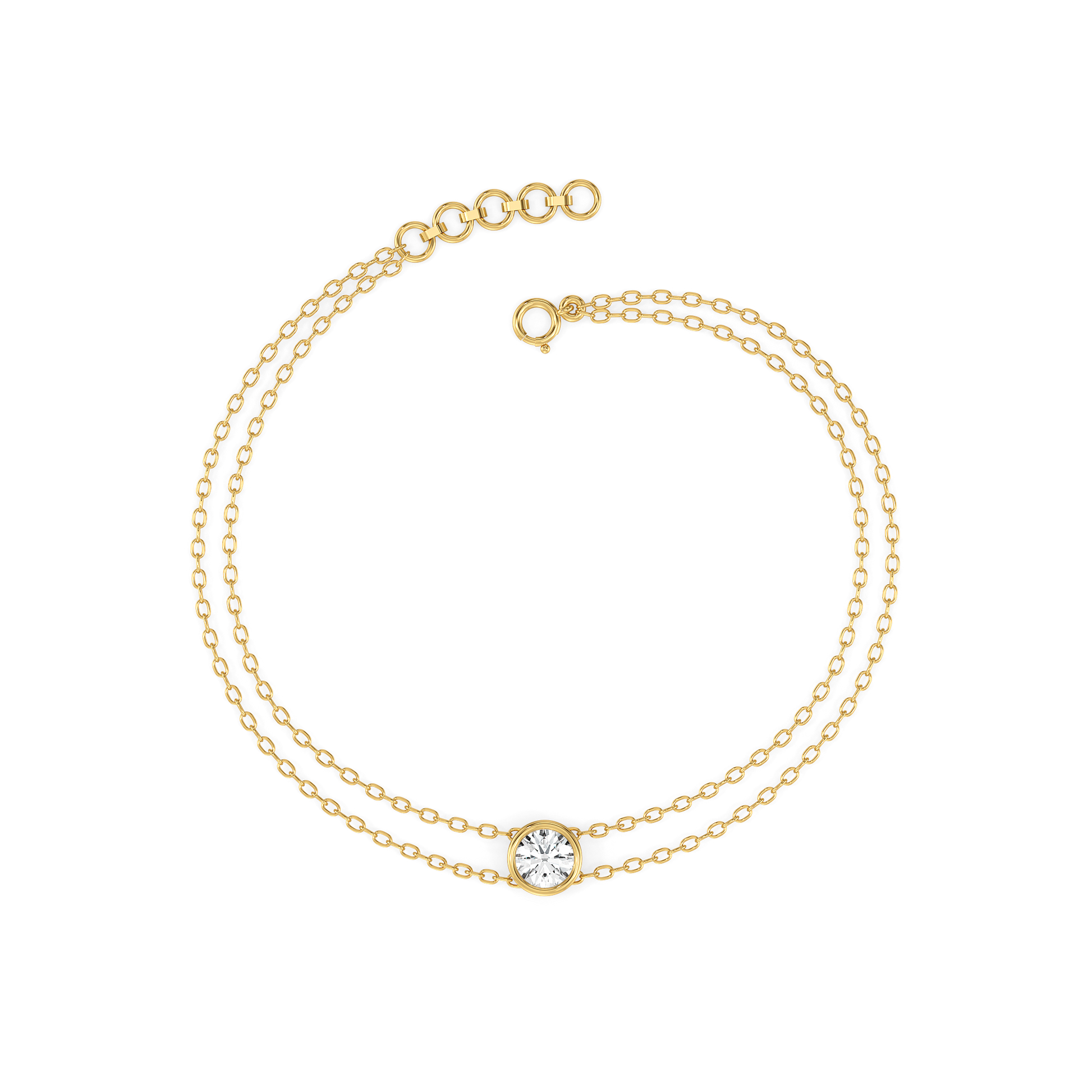 Monica’s Signature Stack – Lab Diamond Bracelet
