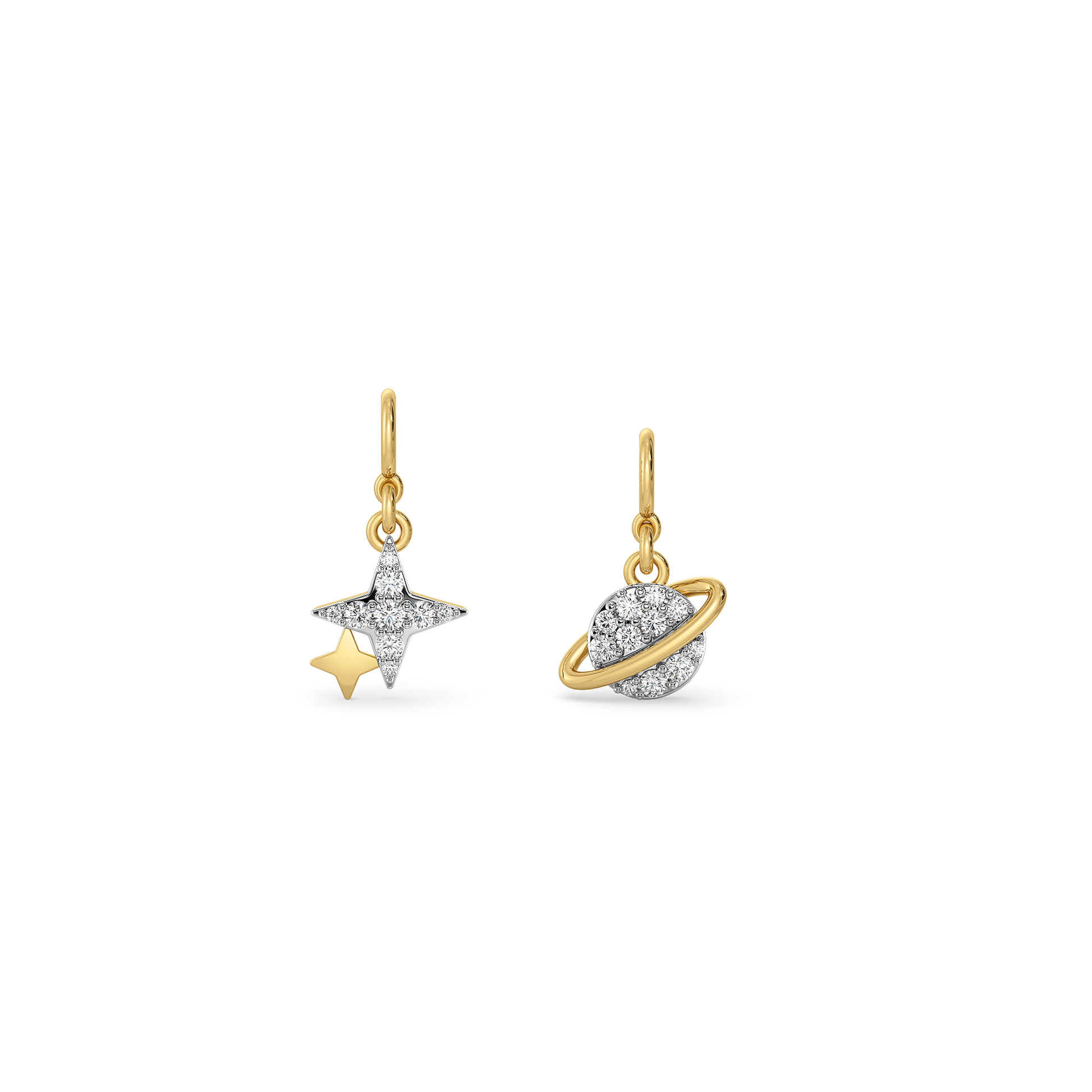 Phoebe’s Cosmic Set – Lab Diamond Charms
