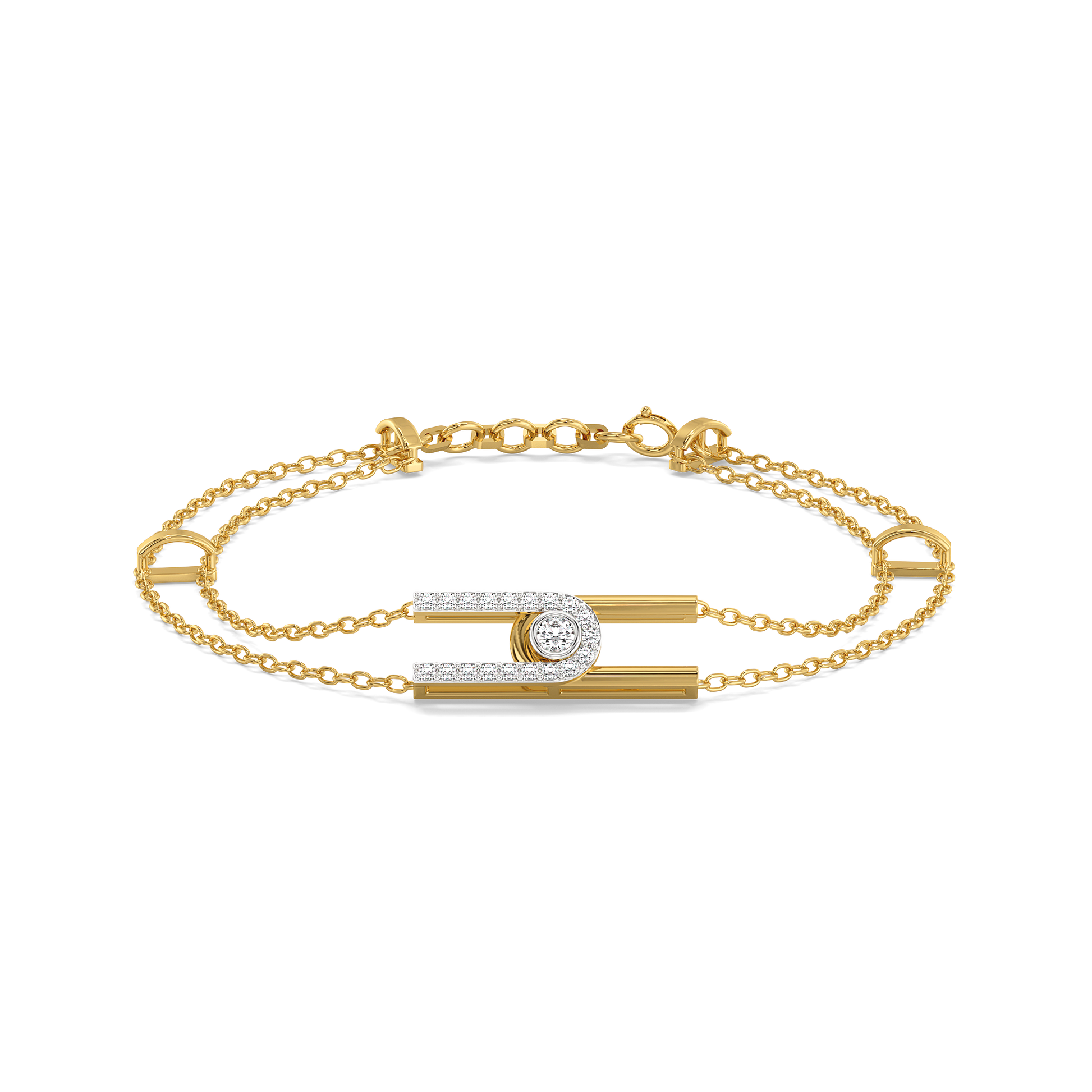 Linked For Life – Lab Diamond Bracelet