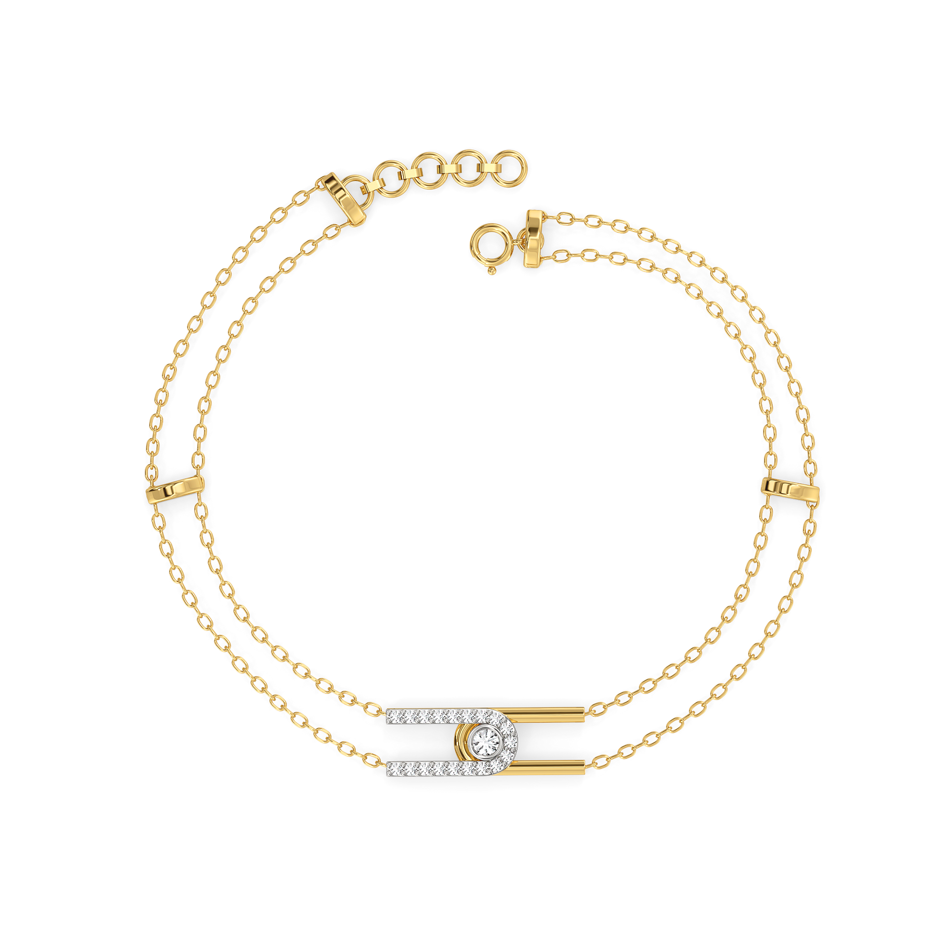 Linked For Life – Lab Diamond Bracelet